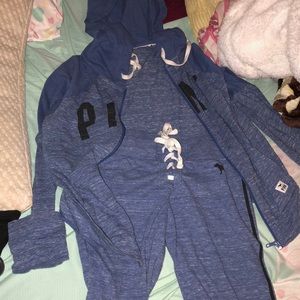 Two piece jacket and joggers